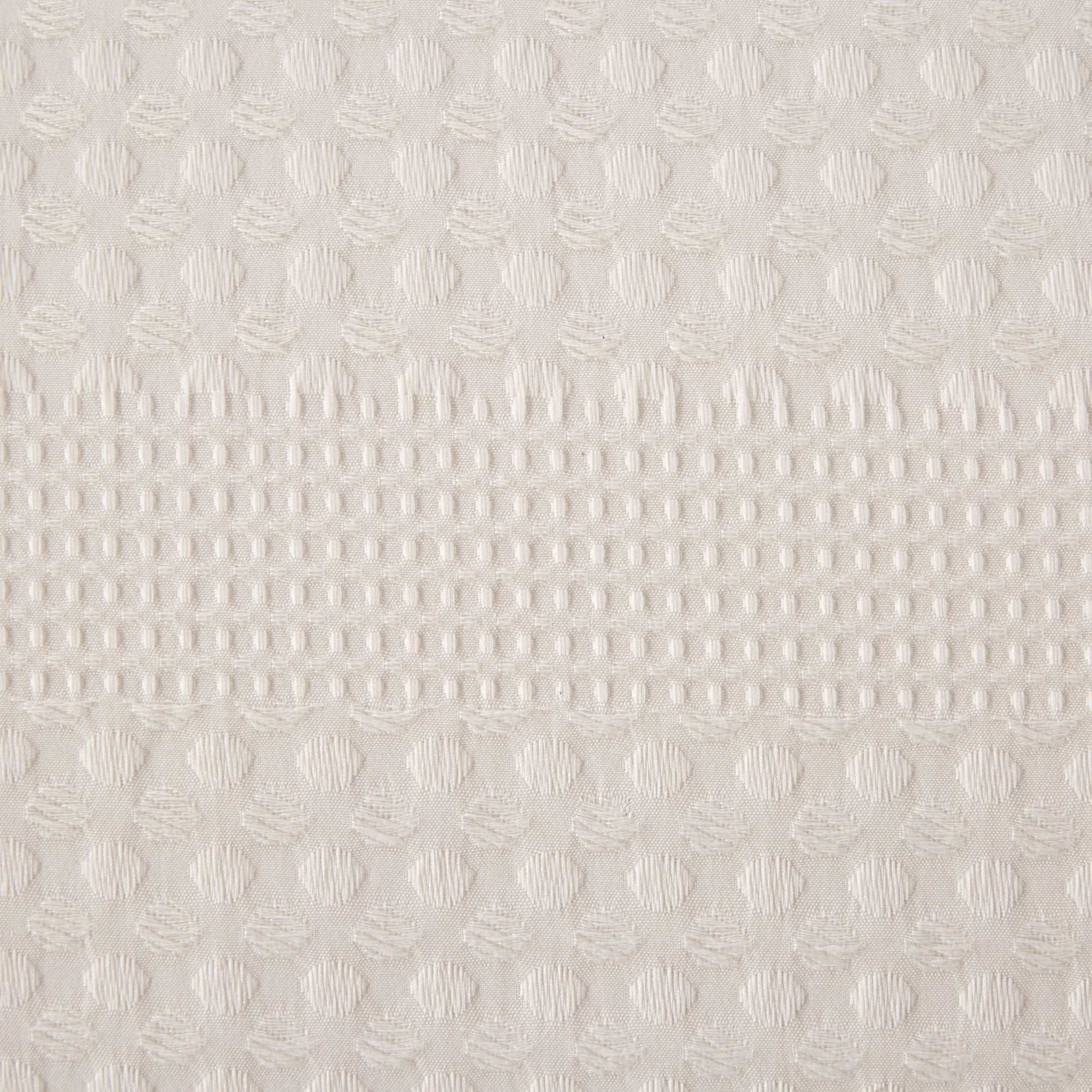 Mainstays 5-Piece Ivory Waffle Comforter Set, Full/Queen